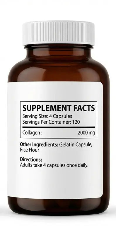 Ooploo Collagen 1000mg Type I and III - 300 Capsules Ooploo