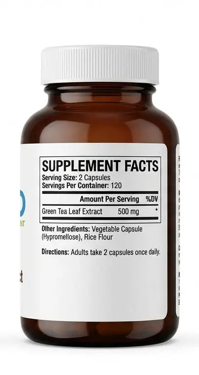 Ooploo Green Tea Extract 1000mg with EGCG - 240 Vegetarian Capsules Ooploo