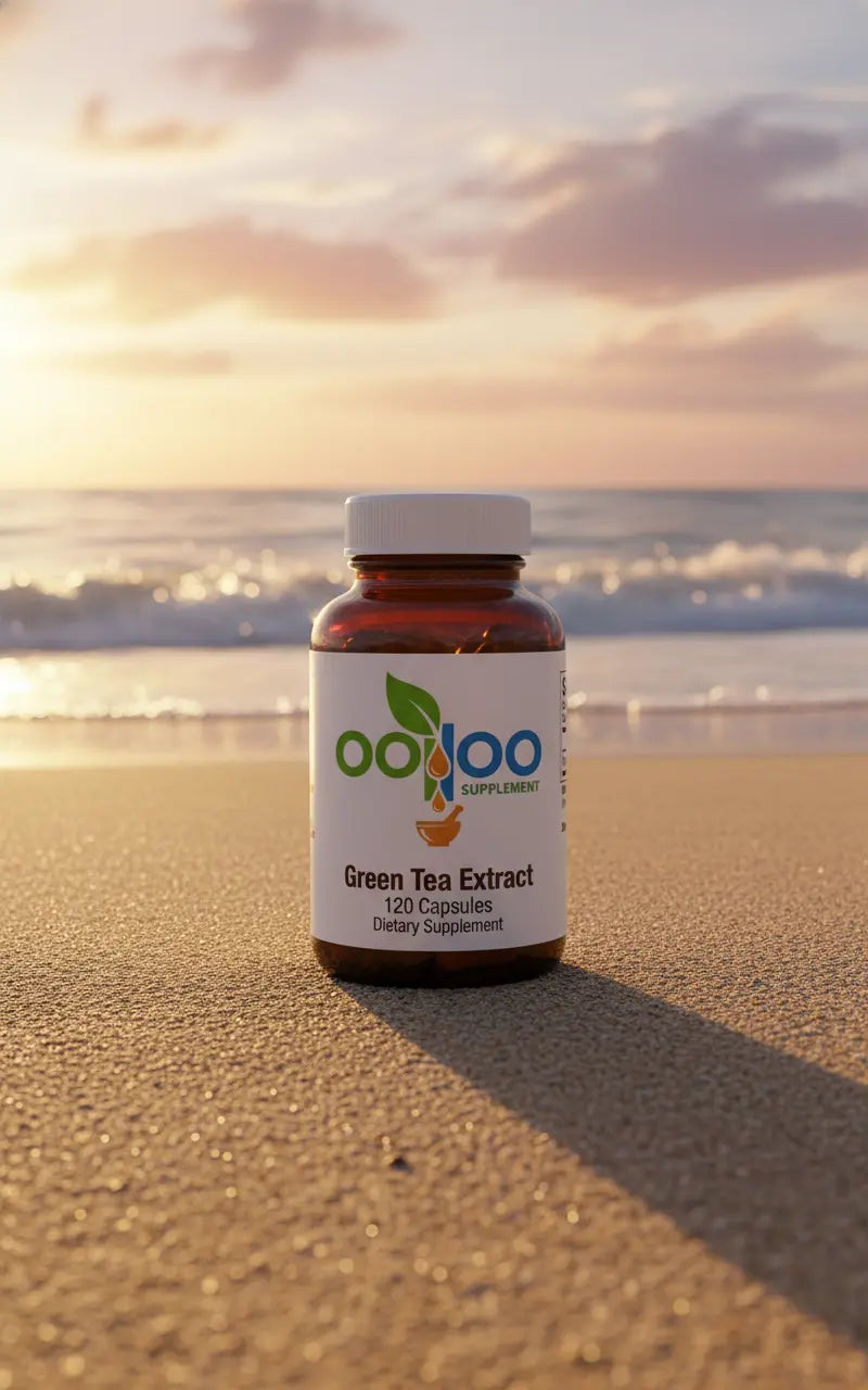 Ooploo Green Tea Extract 1000mg with EGCG - 240 Vegetarian Capsules Ooploo